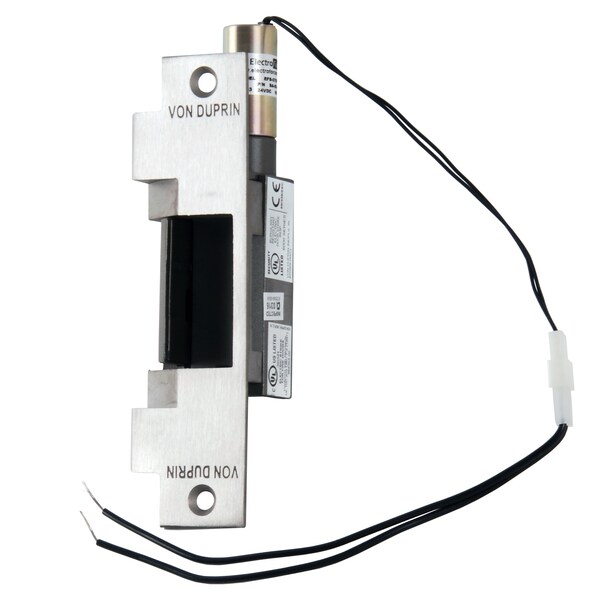 Electric Strike, Fire Rated, US32D, 6-3/8" FP, 24 VDC, 3/4" Throw